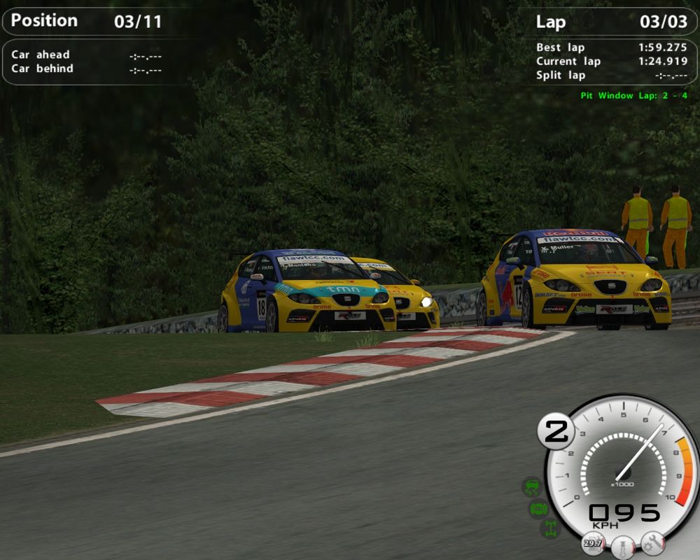 STCC: The Game (Windows) screenshot: Racing with the pack.