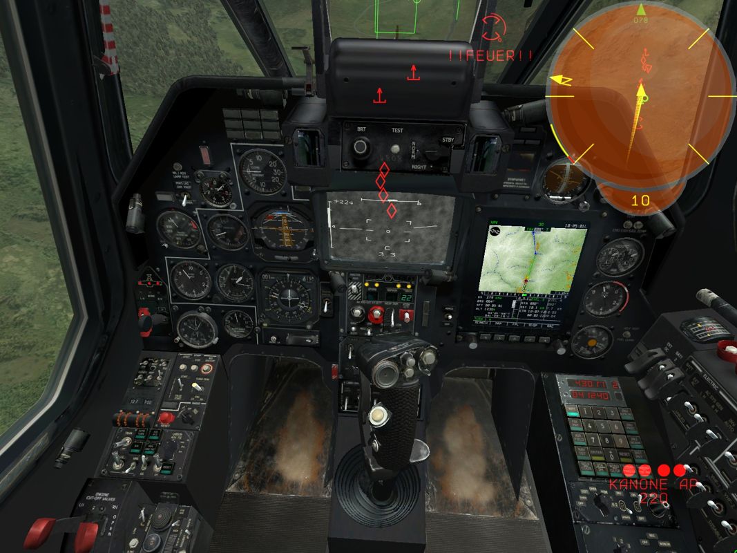 DCS: Black Shark (Windows) screenshot: The cockpit is not only accurate but 100% functional.