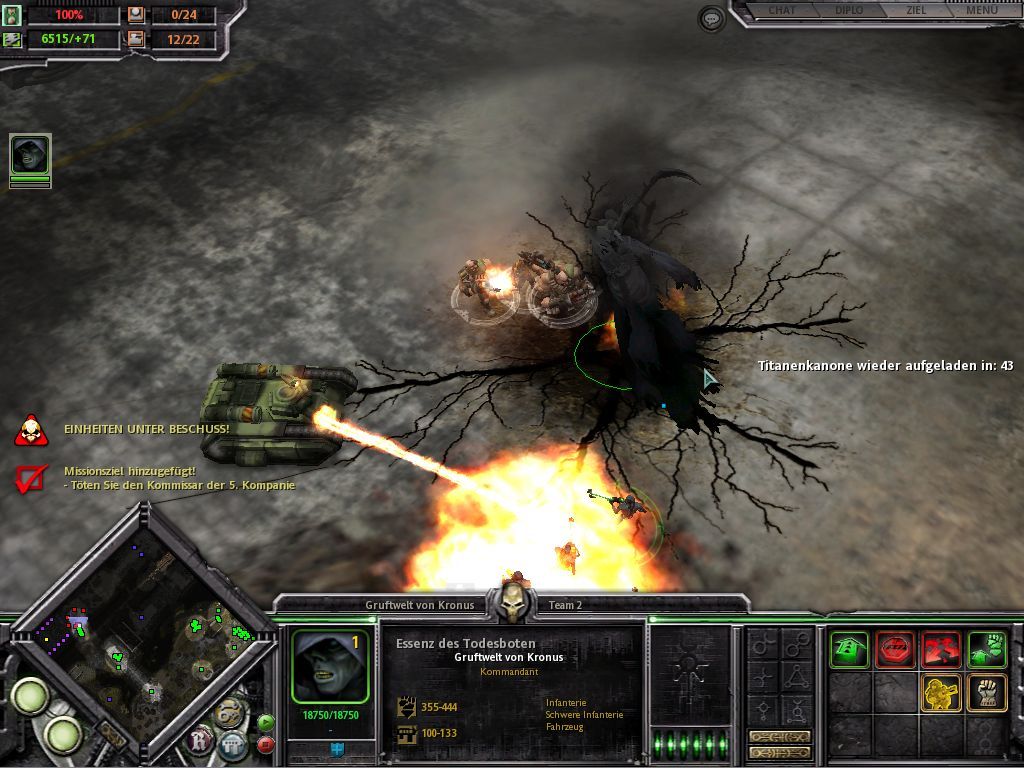Warhammer 40,000: Dawn of War - Dark Crusade (Windows) screenshot: The Night Bringer