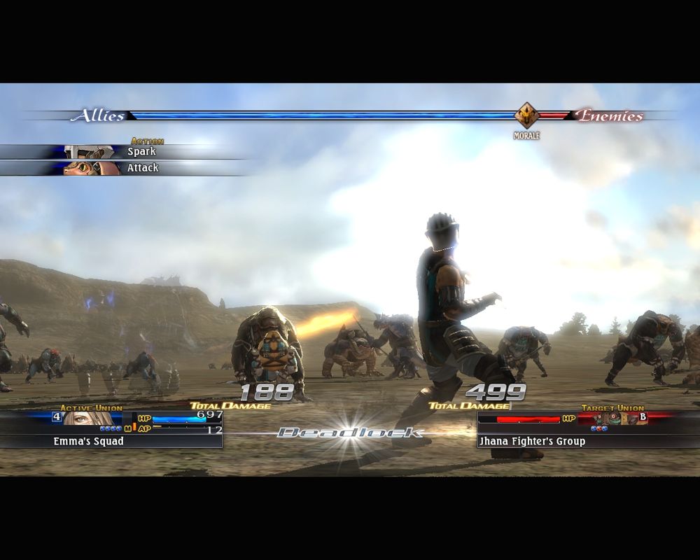 The Last Remnant (Windows) screenshot: Magic strike