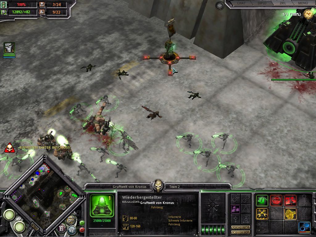 Warhammer 40,000: Dawn of War - Dark Crusade (Windows) screenshot: Let no one left alive!
