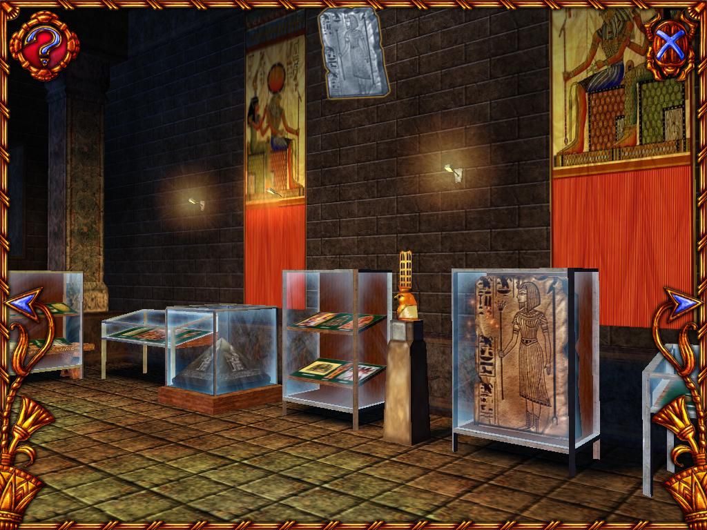 Annabel (Windows) screenshot: Your first puzzle. I have found the stone tablet.