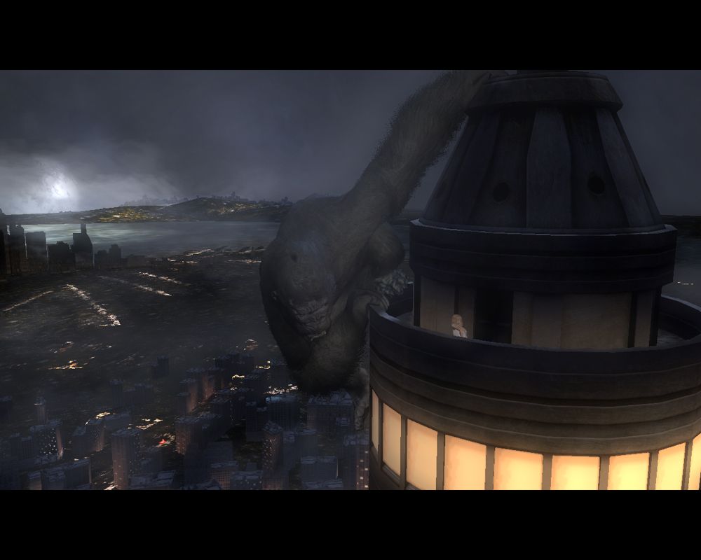 Peter Jackson's King Kong: The Official Game of the Movie (Windows) screenshot: A final farewell...