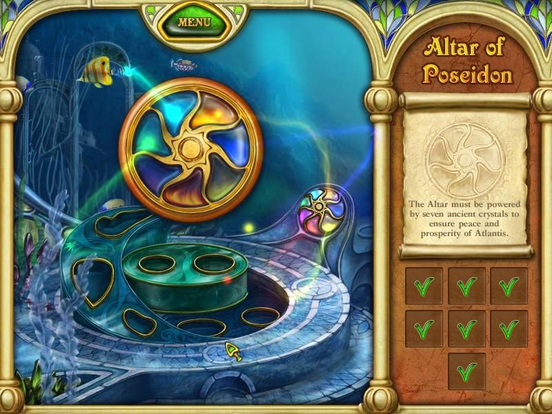 Call of Atlantis (Windows) screenshot: I have unlocked all the seals