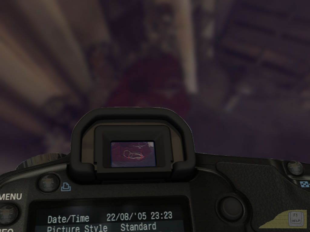 Casebook: Episode I - Kidnapped (Windows) screenshot: This is the camera you use to collect evidence.
