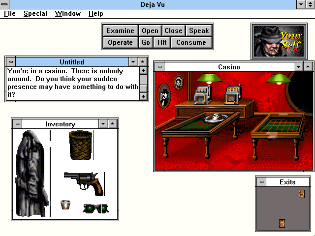 Déjà Vu I & II: The Casebooks of Ace Harding (Windows 3.x) screenshot: Casino