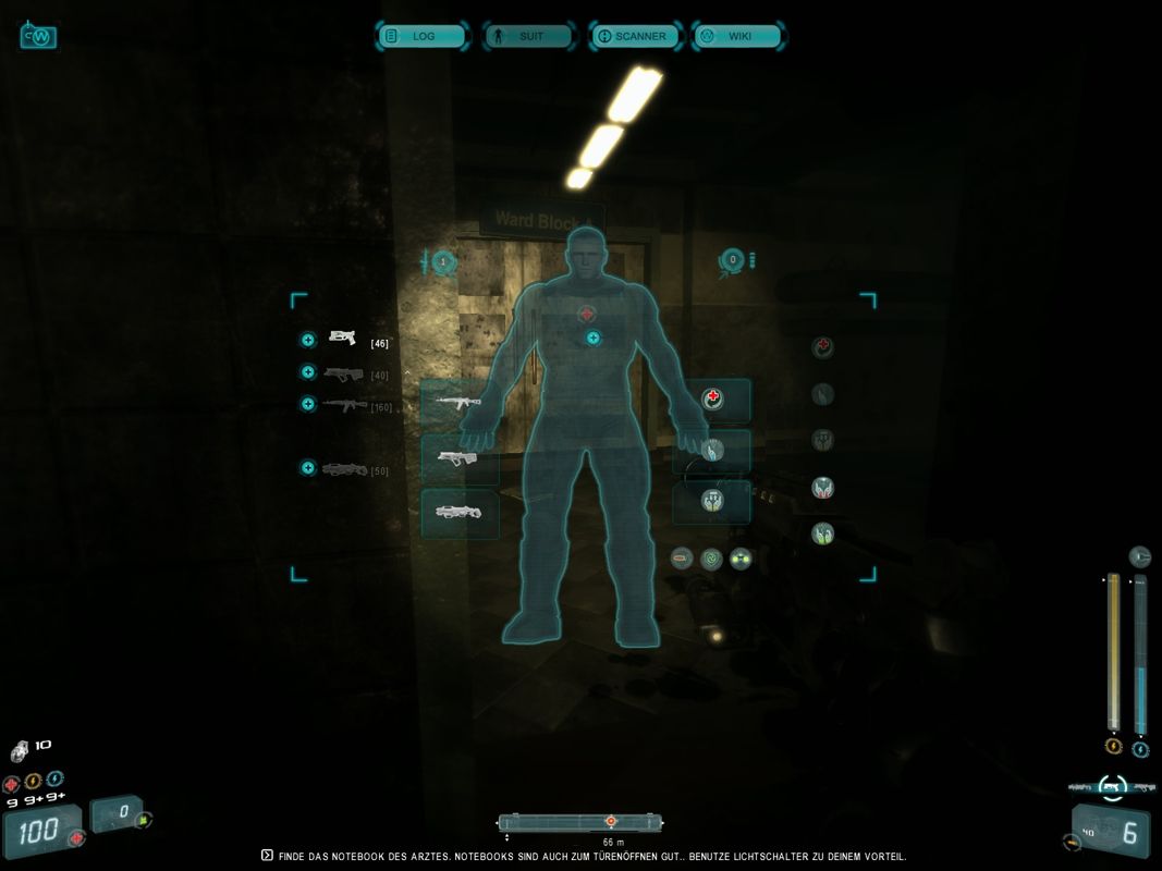 Scorpion: Disfigured (Windows) screenshot: The inventory.
