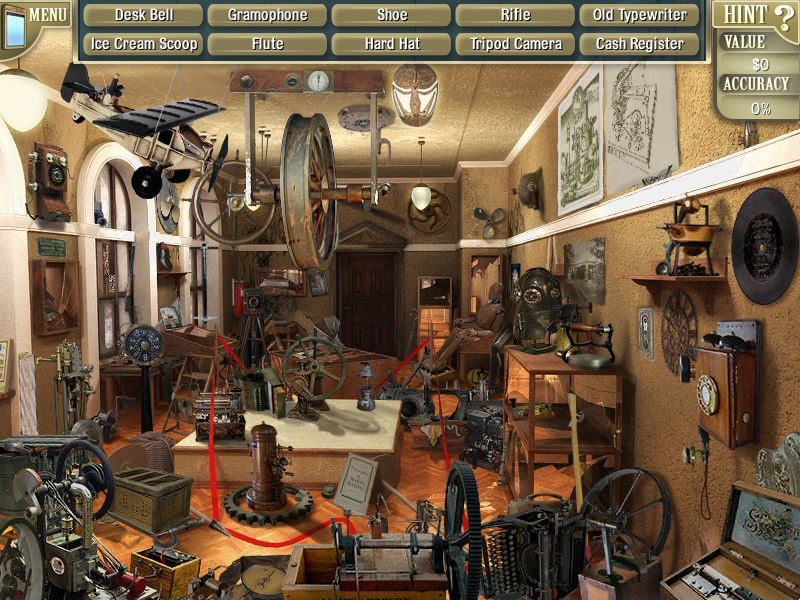 Escape the Museum (Windows) screenshot: Modern age room