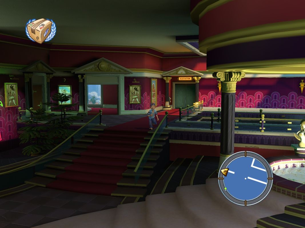 Leisure Suit Larry: Box Office Bust (Windows) screenshot: Larry Laffer's suite in the Executive Offices.