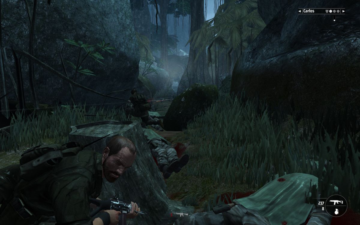 Kane & Lynch: Dead Men (Windows) screenshot: to the deep jungles of the island.