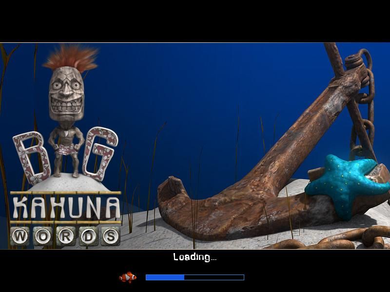 Big Kahuna Words (Windows) screenshot: Loading screen