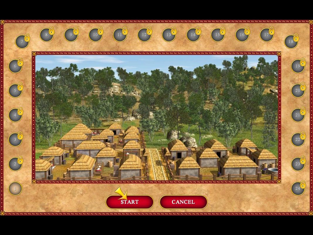 Romopolis (Windows) screenshot: Begin your first campaign.