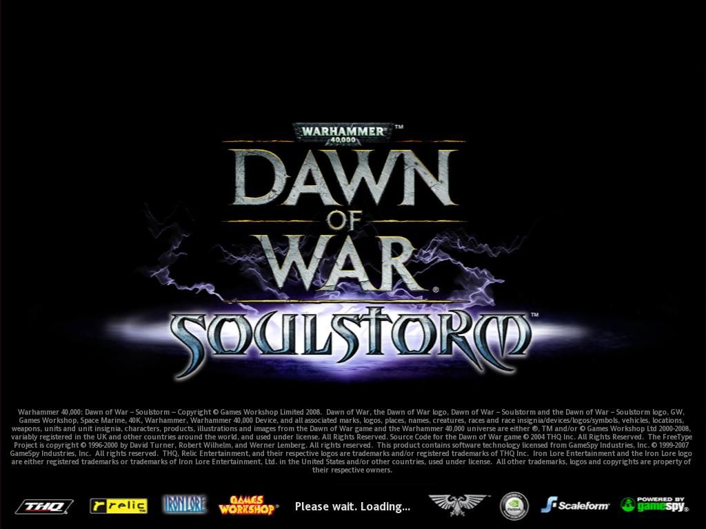 Warhammer 40,000: Dawn of War - Soulstorm (Windows) screenshot: Main title