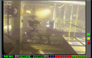 Space Pirates (DOS) screenshot: Combat