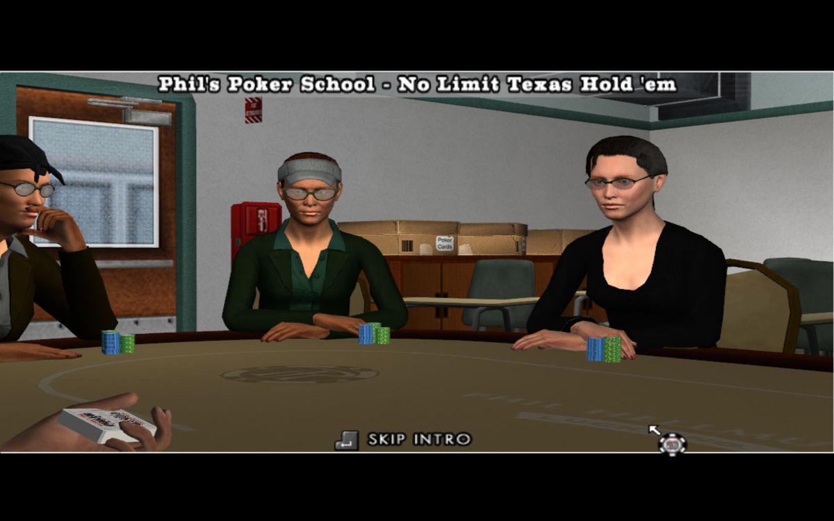 World Series of Poker 2008: Battle for the Bracelets (Windows) screenshot: Phil's poker school.