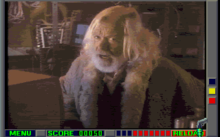 Space Pirates (DOS) screenshot: Bang, You're Dead!