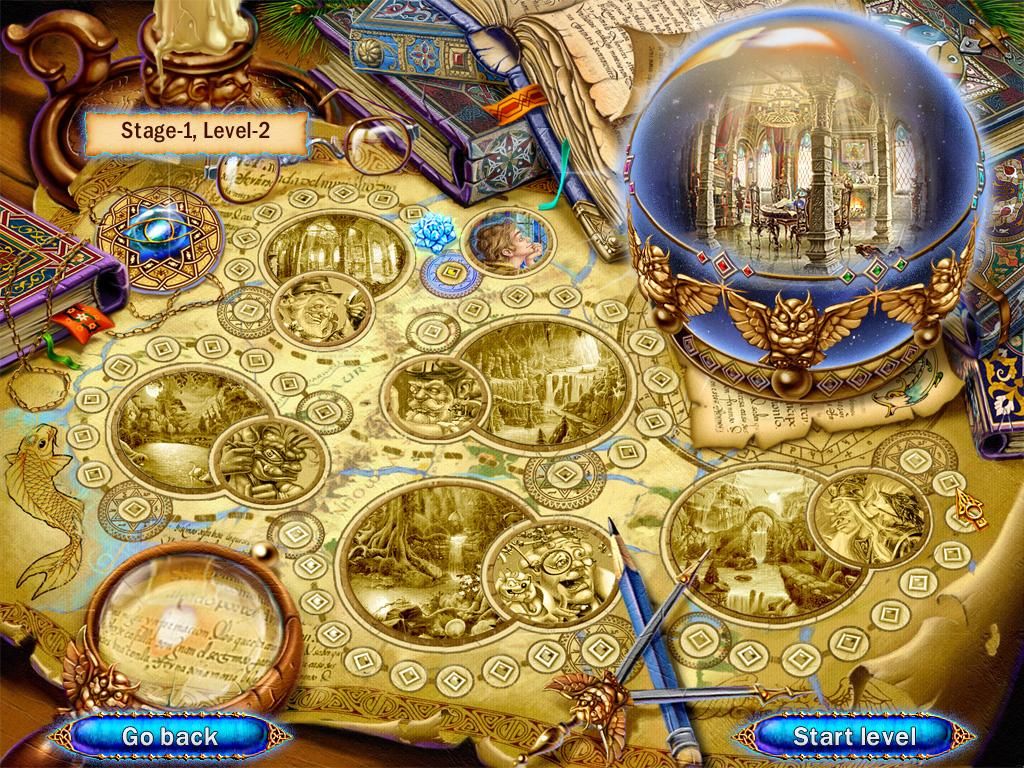 Alchemist's Apprentice (Windows) screenshot: The game map
