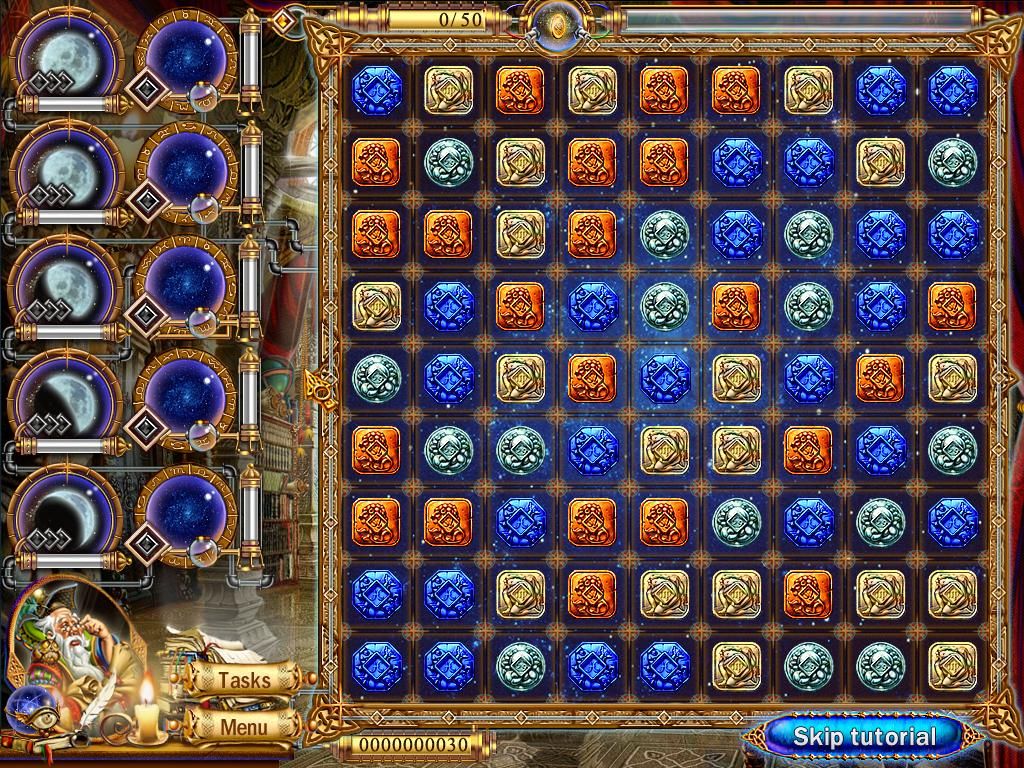 Alchemist's Apprentice (Windows) screenshot: Stage 1, level 1