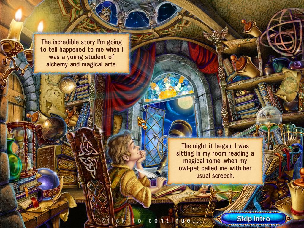 Alchemist's Apprentice (Windows) screenshot: Opening story