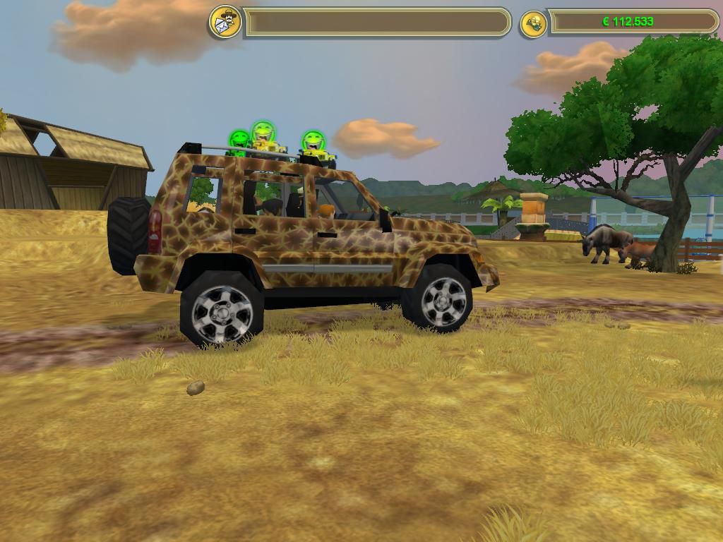 Zoo Tycoon 2: African Adventure (Windows) screenshot: Safari fun
