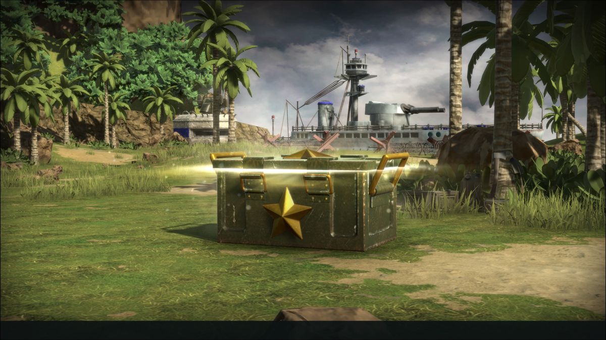 Battle Islands: Commanders (PlayStation 4) screenshot: Treasure chest