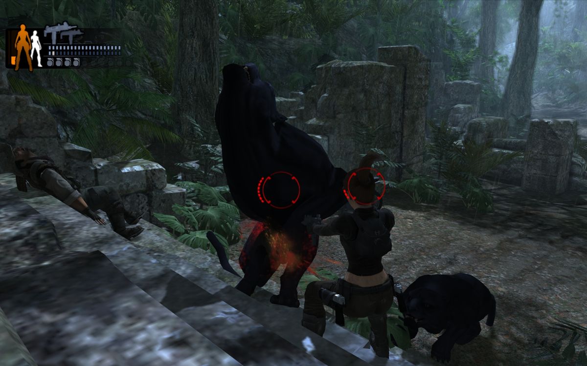 Tomb Raider: Underworld (Windows) screenshot: No endangered species can stop her