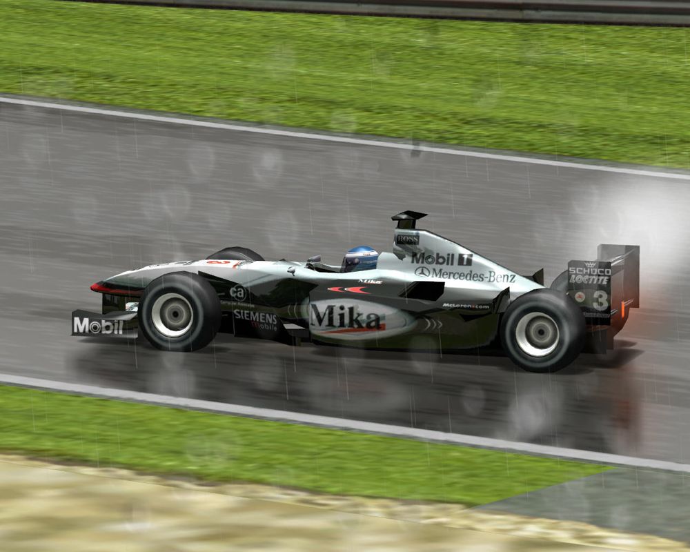 Grand Prix 4 (Windows) screenshot: Mclaren and Mika Häkkinen