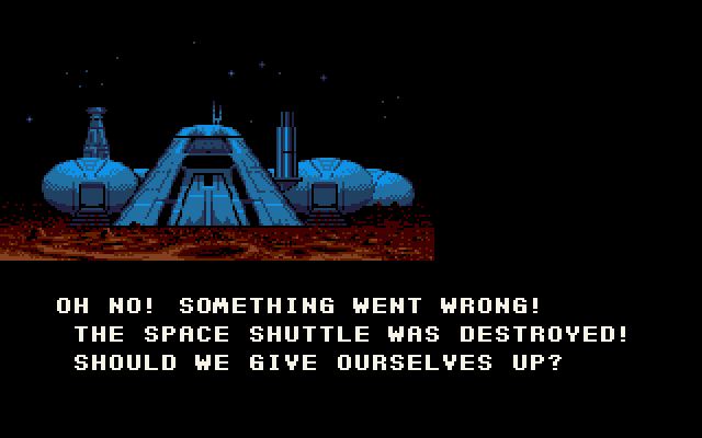 Space Gun (Amiga) screenshot: Oops...