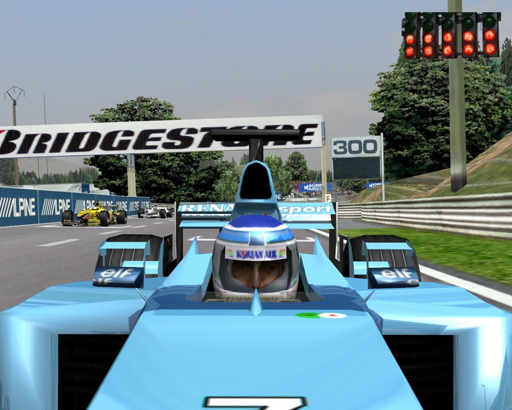 Grand Prix 4 (Windows) screenshot: Driver camera.