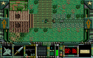 Special Forces (DOS) screenshot: Region 1: The Tropics.
