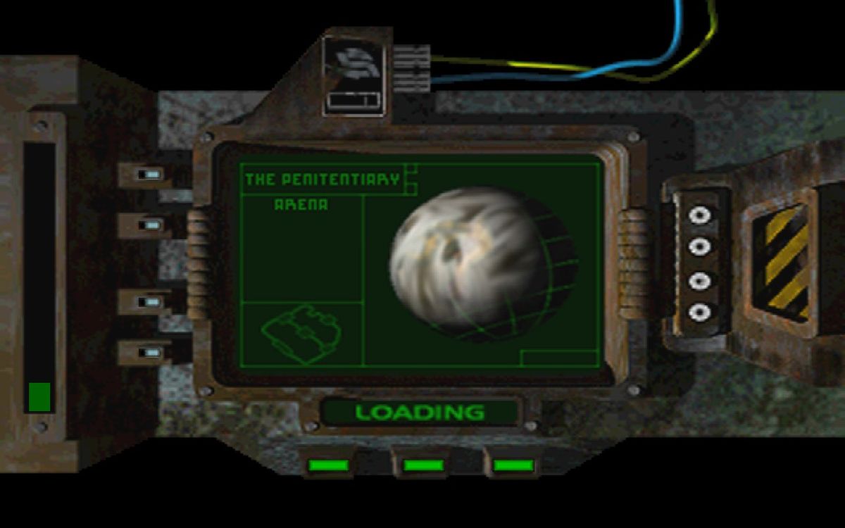 Eliminator (Windows) screenshot: Loading the first arena.