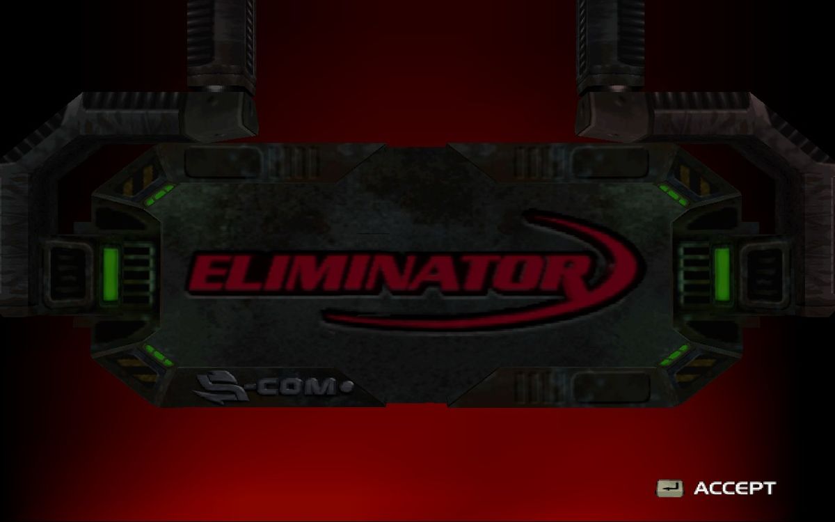 Eliminator (Windows) screenshot: Title screen.