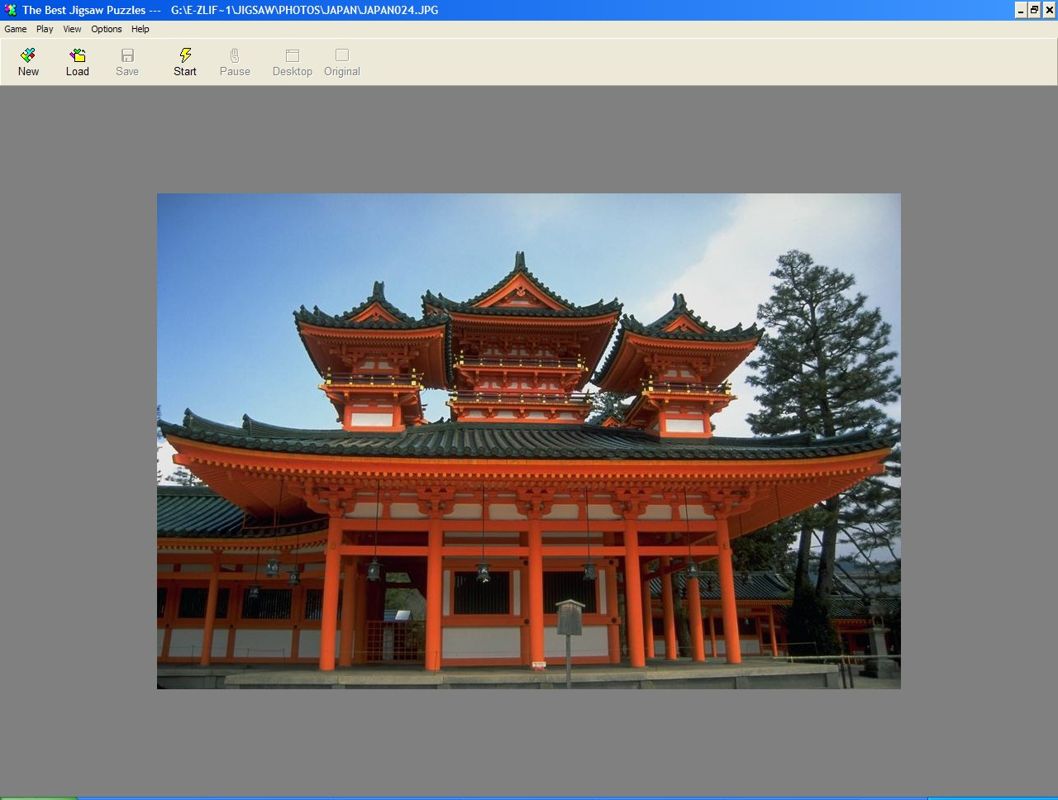 The Best Jigsaw Puzzles (Windows) screenshot: Here's a photo before we turn it into a puzzle.