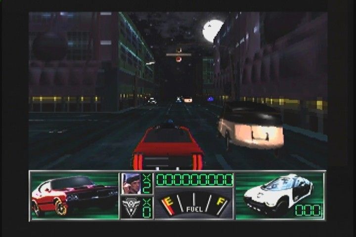 Demolition Man (3DO) screenshot: Game type 4: Limited driving