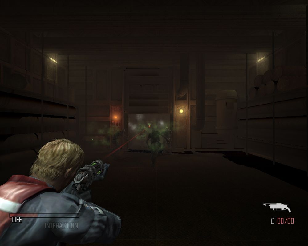 Cold Fear (Windows) screenshot: or....into specific traps. Such as this giant oven thing...