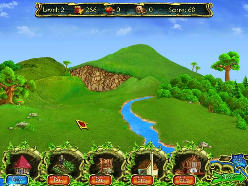 Age of Emerald (Windows) screenshot: I can buy a village.