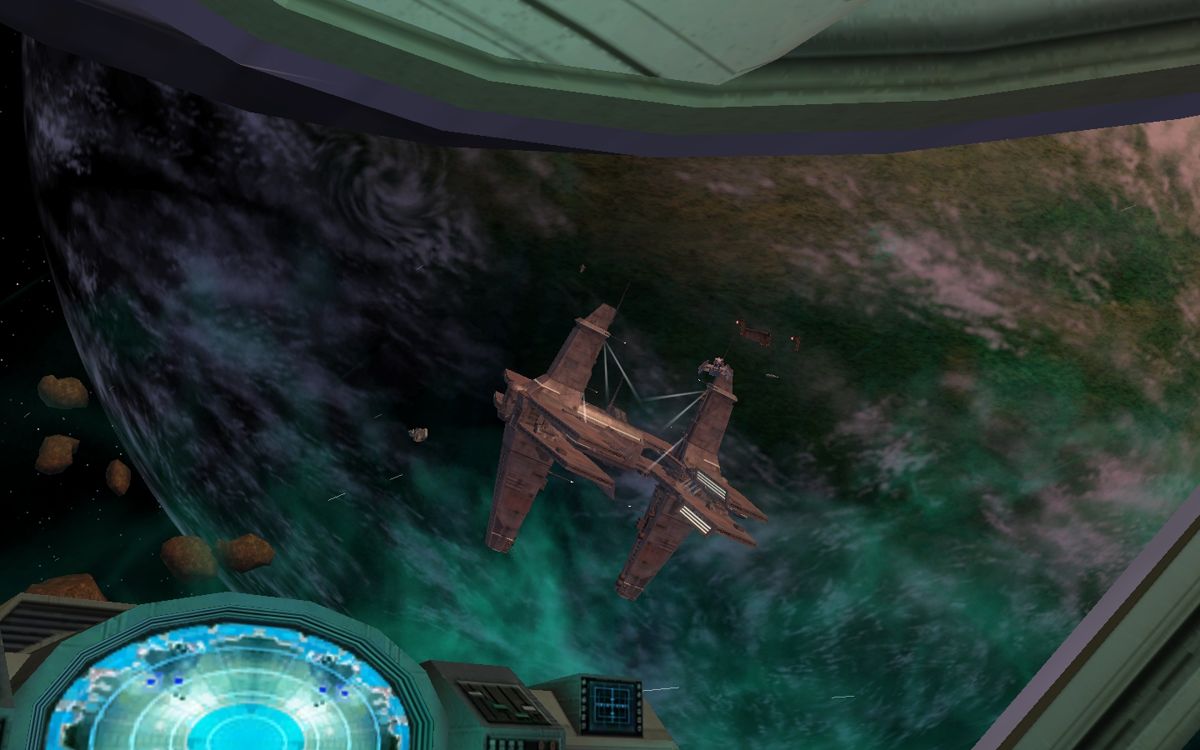 Star Wars: Galaxies - Episode III: Rage of the Wookiees (Windows) screenshot: Space above Kashyyyk