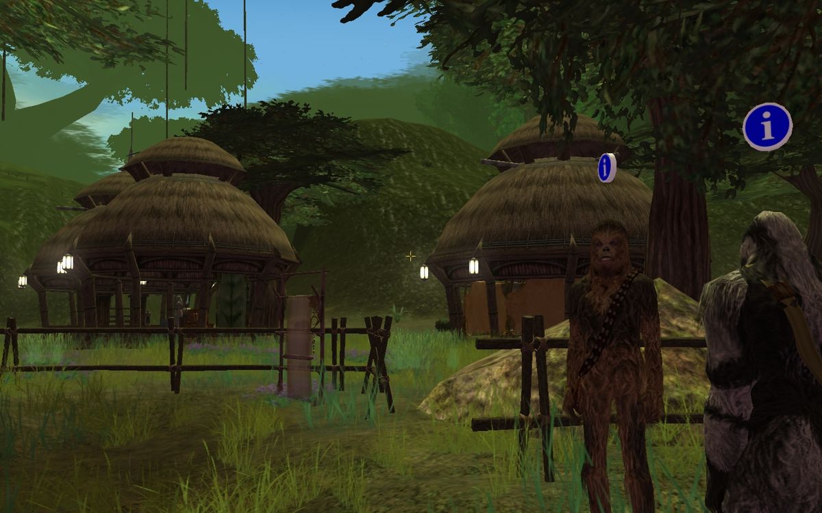 Star Wars: Galaxies - Episode III: Rage of the Wookiees (Windows) screenshot: Kachirho village