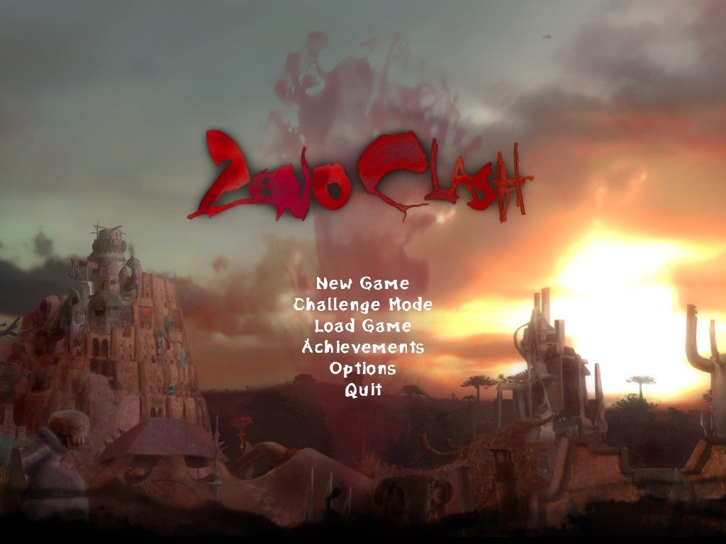 Zeno Clash (Windows) screenshot: Main menu