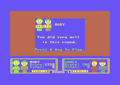 Fisher-Price I Can Remember (Commodore 64) screenshot: Next Round