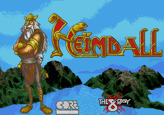 Heimdall (SEGA CD) screenshot: Title screen