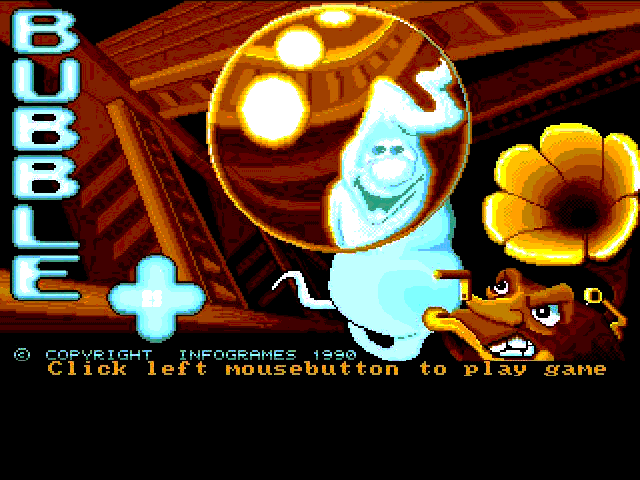 Bubble+ (Amiga) screenshot: Title Screen