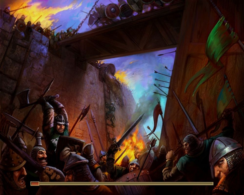 Lords of the Realm III (Windows) screenshot: Campaign loading Screen