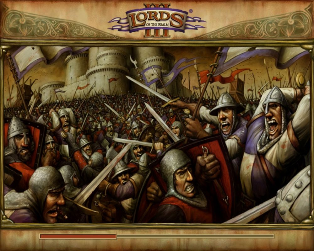 Lords of the Realm III (Windows) screenshot: Loading Screen