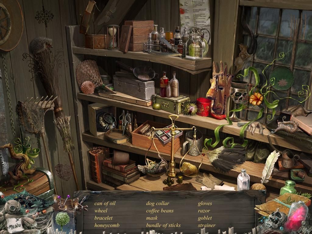 Deadtime Stories (Windows) screenshot: Shed - objects