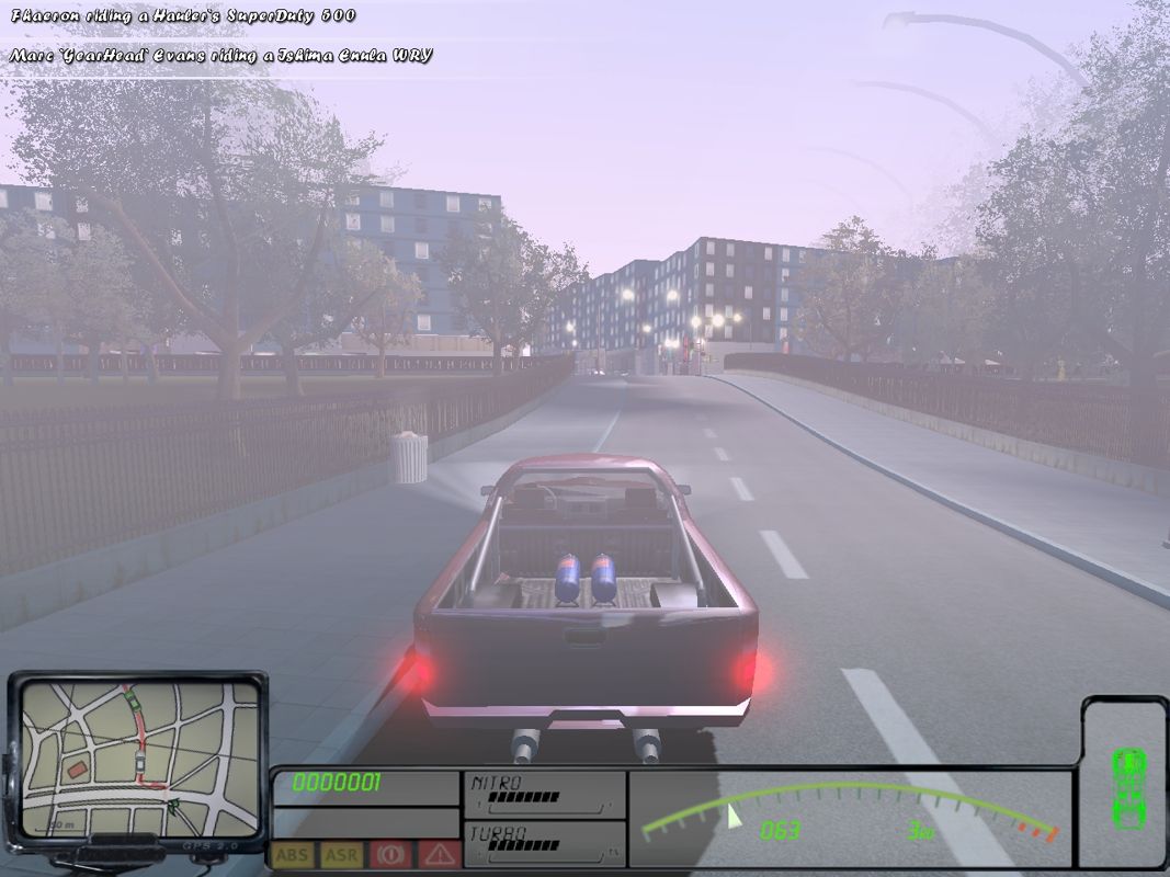 Street Legal Racing: Redline (Windows) screenshot: Racing in the fog