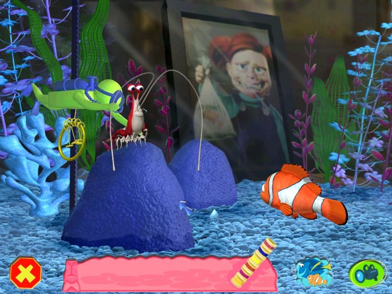 Disney•Pixar Finding Nemo (Windows) screenshot: Helping Jacques