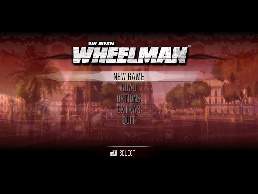 Wheelman (Windows) screenshot: Main Menu
