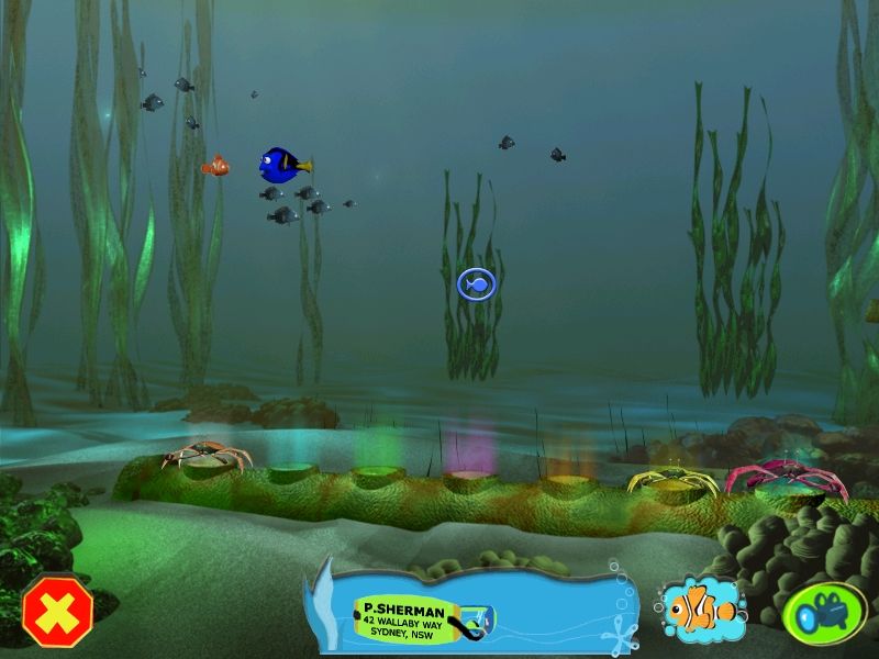Disney•Pixar Finding Nemo (Windows) screenshot: Another mini-game to solve