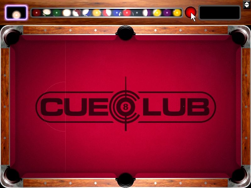 Cue Club (Windows) screenshot: You can customize the color of the table, even add you own textures.